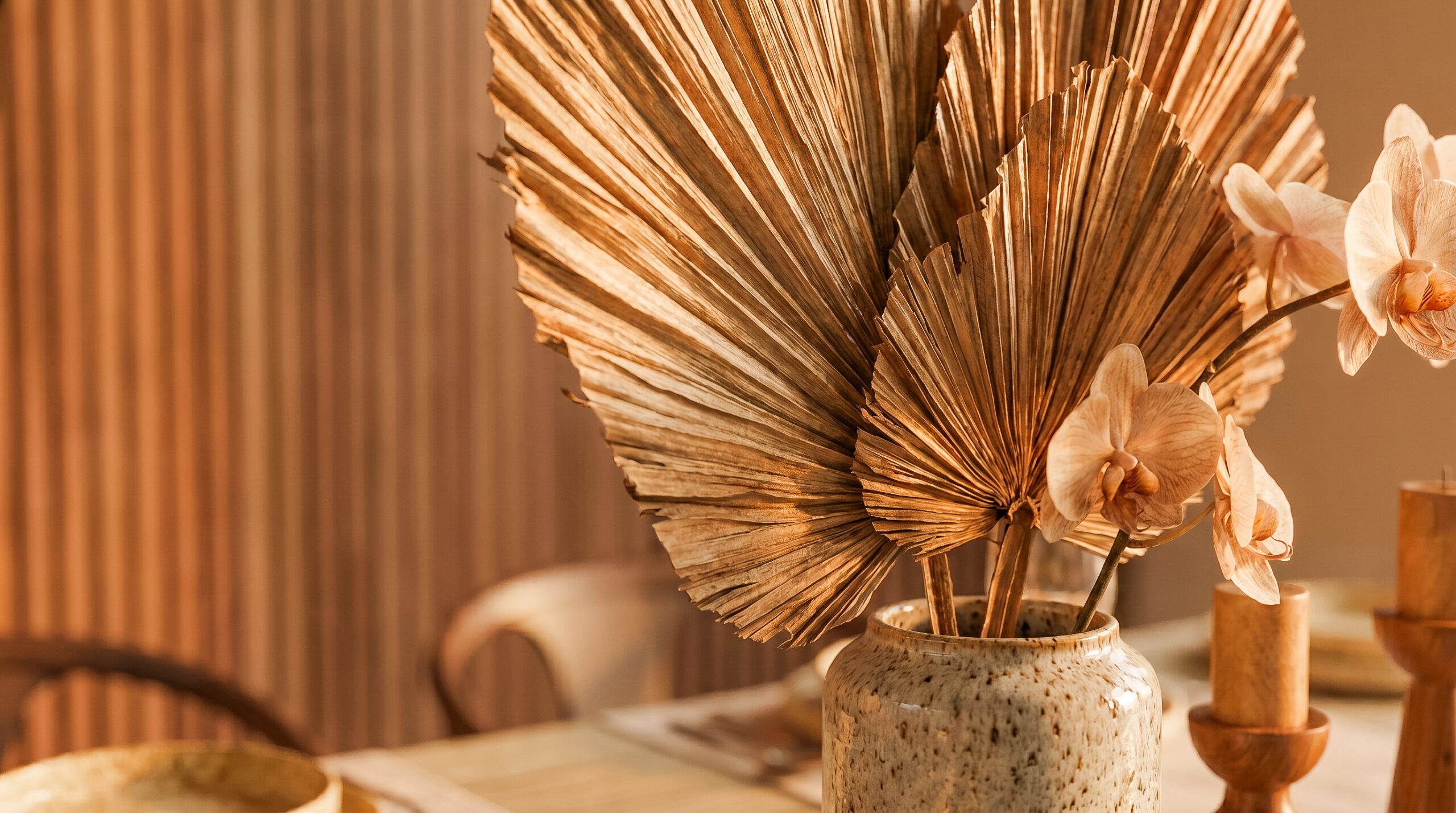 Detalhe de decoração dos ambientes internos da Casa DL